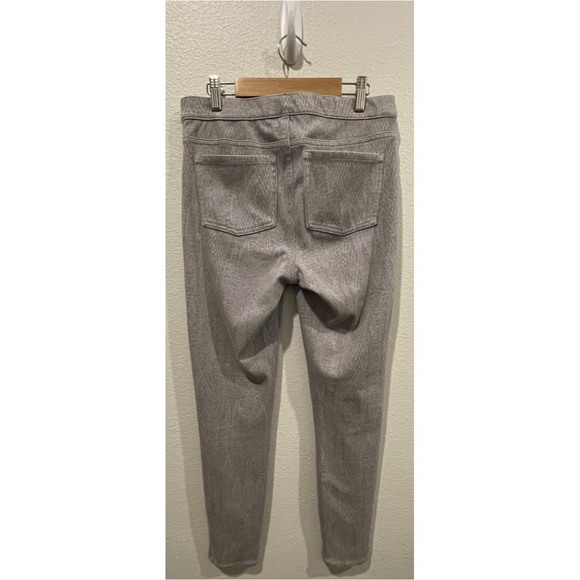 SPANX Jean-ish Ankle Leggings Gray Python - Picture 4 of 5